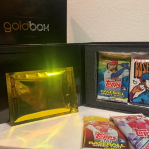 GOLDBOX BASEBALL -NEW 6 MONTH SUBSCRIPTION  BONUS: 2 GOLDHITS WITH YOUR  GOLDBOX